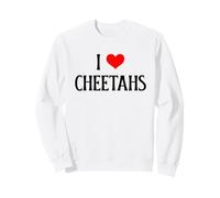 Me encantan los guepardos, me encantan los guepardos, el Gran Gato Amante de los guepardos Sudadera