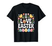 Me encantan los huevos y pollitos festivos de Pascua Camiseta