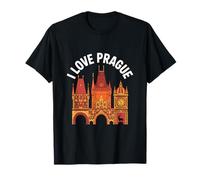 Me encantan los iconos arquitectónicos de Praga Camiseta