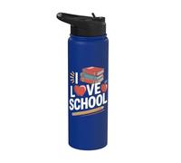 Me encantan los libros escolares, Apple Pencil Stainless Steel Insulated Water Bottle