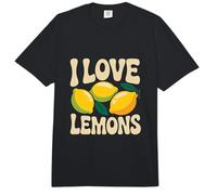 Me encantan los Limones, la diversión de los cítricos y los Frutos Amarillos Comfort Colors Adult Heavyweight T-Shirt