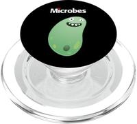 Me encantan los microbios | Bacterias del Virus de la microbiología PopSockets PopGrip para MagSafe
