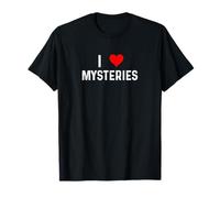 Me encantan los misterios Corazón Películas Libros Novelas Programas de televisión Historias Camiseta