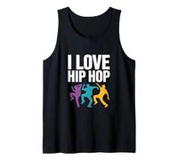 Me encantan los Movimientos Vibrantes de Baile Hip Hop Camiseta sin Mangas