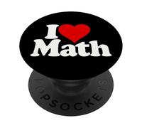 ME ENCANTAN LOS NÚMEROS MATEMÁTICOS del CORAZÓN PopSockets PopGrip Adhesivo