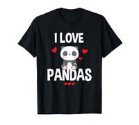 Me encantan los Pandas, Oso Panda, Amante de los Animales Salvajes Camiseta