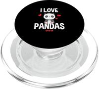 Me encantan los Pandas, Oso Panda, Amante de los Animales Salvajes PopSockets PopGrip para MagSafe