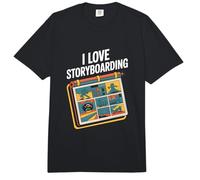Me encantan los Paneles de cómics de guiones gráficos Comfort Colors Adult Heavyweight T-Shirt