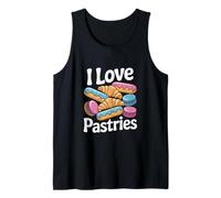 Me encantan los pasteles, Colorful Delight Camiseta sin Mangas