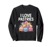 Me encantan los pasteles, coloridas y dulces delicias Sudadera
