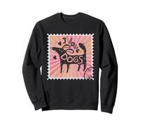 Me encantan los perros Sello postal Perro Mamá Perro Papá Sudadera