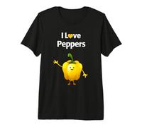 Me encantan los pimientos Camiseta Premium