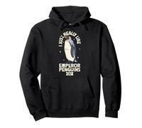 Me encantan los pingüinos emperador Sudadera con Capucha
