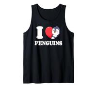 Me Encantan Los Pingüinos I Love Penguins Camiseta sin Mangas