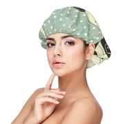 Me encantan los pugs,Gorro de dormir de satén para adultos - Gorro de dormir elástico para mujer, cubrecabello nocturno
