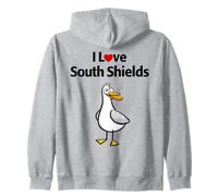 Me encantan los South Shields Sudadera con Capucha