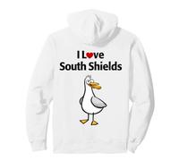 Me encantan los South Shields Sudadera con Capucha