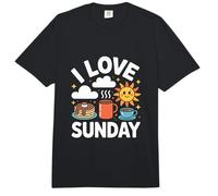 Me encantan los Sunday Morning Pancakes Sunshine Comfort Colors Adult Heavyweight T-Shirt