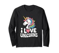 Me encantan los unicornios Rainbow Fantasy Delight Manga Larga