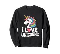 Me encantan los unicornios Rainbow Fantasy Delight Sudadera
