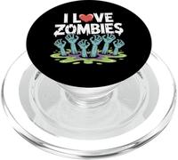 Me encantan los Zombis, Creepy Undead Rising Hands PopSockets PopGrip para MagSafe