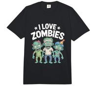 Me encantan los Zombis, Lindos Muertos vivientes y Divertidos Halloween Comfort Colors Adult Heavyweight T-Shirt
