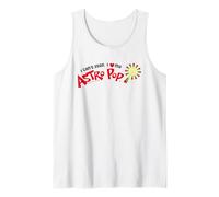 Me encantan mis caramelos retro de Astro Pop Camiseta sin Mangas