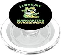 Me encantan mis Margaritas y Tal Vez 3 Personas Vacaciones en la Playa PopSockets PopGrip para MagSafe