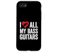 Me encantan Todas mis Guitarras para bajo de coleccionista Carcasa para iPhone SE (2020) / 7/8
