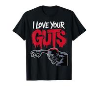 Me encantan Tus entrañas Divertido Halloween de Terror Zombi Camiseta