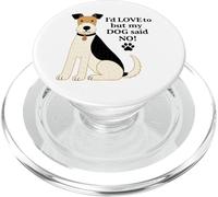 Me encantaría Pero mi Perro Dijo Que no PopSockets PopGrip para MagSafe