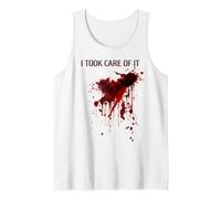 Me Encargué De Eso Camiseta Sangrienta Zombie Horror Camiseta sin Mangas