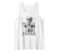 Me engañé a mí Mismo para Evitar el Drama Esqueleto Divertido gótico Camiseta sin Mangas