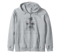 Me engañé a mí Mismo para Evitar el Drama Esqueleto Divertido gótico Sudadera con Capucha