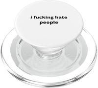 Me Follando Odio Personas|Salty Sarcastic Funny Jurar Palabra PopSockets PopGrip para MagSafe