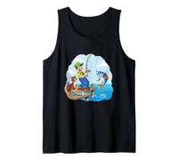 Me fui a pescar con un gato junto al muelle Camiseta sin Mangas