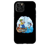 Me fui a pescar con un gato junto al muelle Carcasa para iPhone 11 Pro