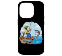 Me fui a pescar con un gato junto al muelle Carcasa para iPhone 14 Pro