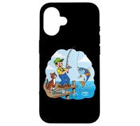 Me fui a pescar con un gato junto al muelle Carcasa para iPhone 16