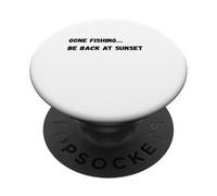 Me FUI a Pescar... Volver al Atardecer PopSockets PopGrip Adhesivo