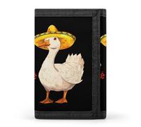 Me Goose - Cartera de ganso mexicano con tres pliegues, bolsillo frontal, clips para dinero con ranuras para tarjetas de crédito, para hombre y mujer, Estilo:, Talla única