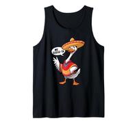Me Goose Ta Fiesta Mexicana Divertido Español México Juego de palabras tonto Camiseta sin Mangas