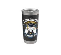 Me gradué ¿Puedo volver a jugar ahora? Vaso térmico de acero inoxidable de doble pared