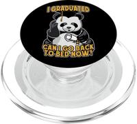 Me gradué ¿Puedo Volver a la Cama Ahora Confundido Oso Panda PopSockets PopGrip para MagSafe