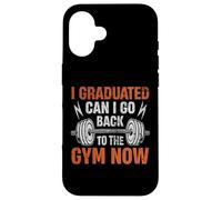 Me gradué ¿Puedo volver al gimnasio ahora? Carcasa para iPhone 16