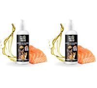 ME GUSTA Aceite de Salmón para Perros y Gatos | Optimiza el Sistema Inmunitario | Fortalece Las Articulaciones y los Huesos | Reduce Problemas de Piel | 100ml (Paquete de 2)
