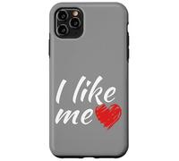Me gusta - así de fácil es el divertido dicho corazón rojo Carcasa para iPhone 11 Pro Max