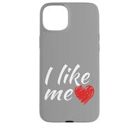 Me gusta - así de fácil es el divertido dicho corazón rojo Carcasa para iPhone 15 Plus