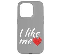 Me gusta - así de fácil es el divertido dicho corazón rojo Carcasa para iPhone 15 Pro
