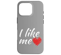 Me gusta - así de fácil es el divertido dicho corazón rojo Carcasa para iPhone 16 Pro
